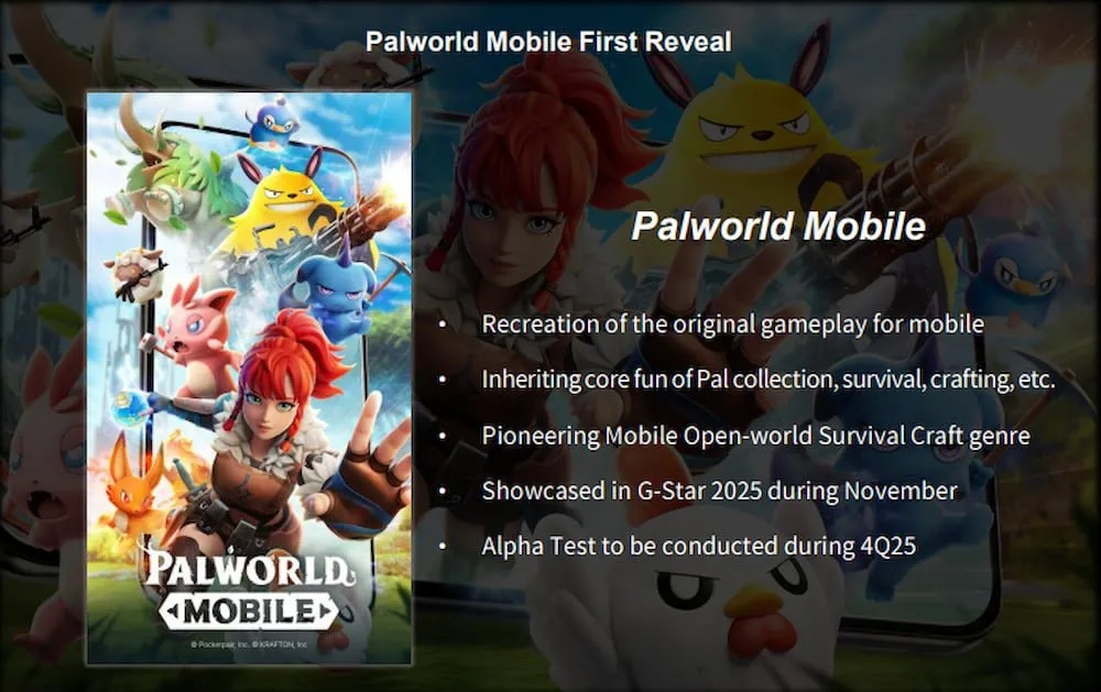 กำหนดการณ์คร่าว ๆ ของเกม Palworld Mobile