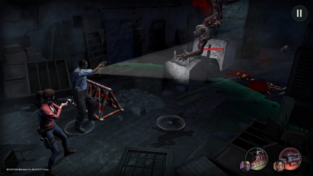 การต่อสู้ในเกม Resident Evil Survival Unit