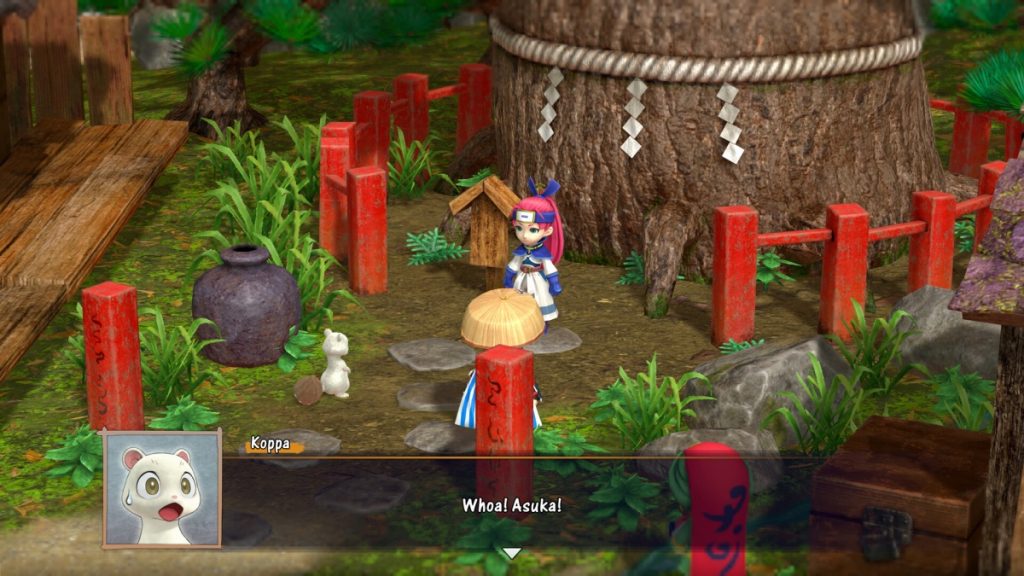 รูปแบบเกมเพลย์เบื้องต้นในเกม Shiren the Wanderer Plus