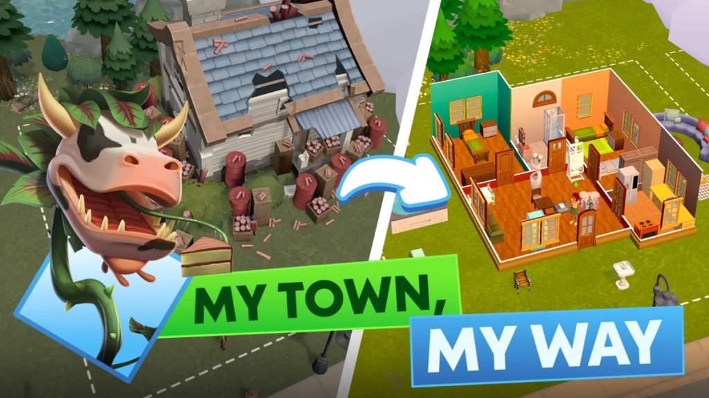 สร้างเส้นทางในแบบของตัวเองในเกม The Sims Labs: Town Stories
