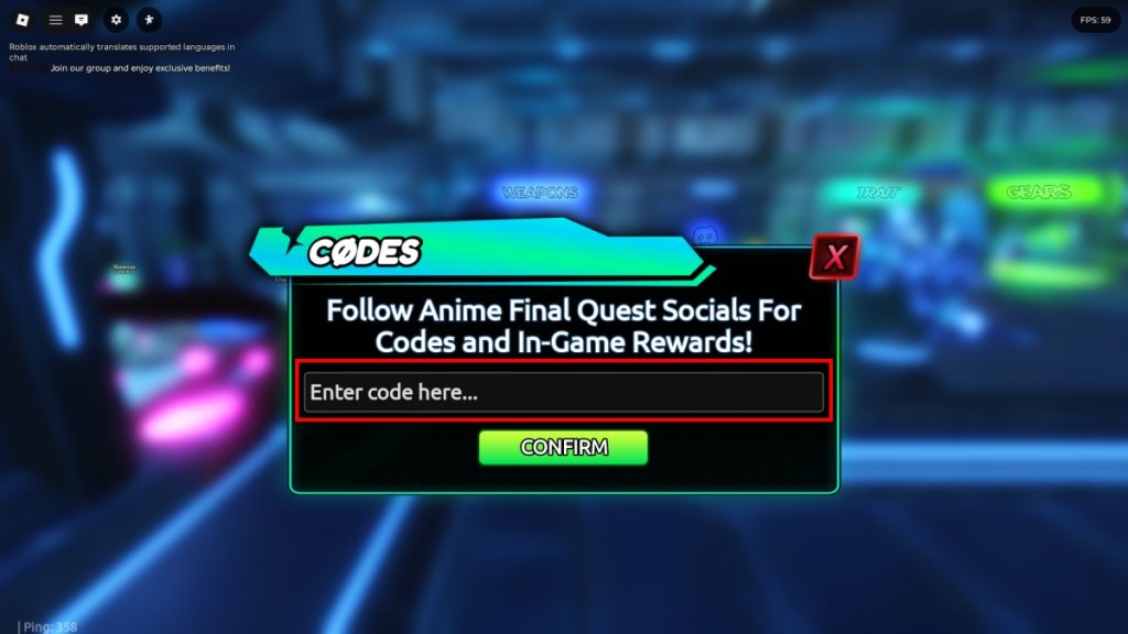 โค้ด Anime Final Quest อัปเดตธันวาคม 2025 รับฟรี Spins, Rune และ Cash 2 วิธีแลกโค้ดในเกม Anime Final Quest