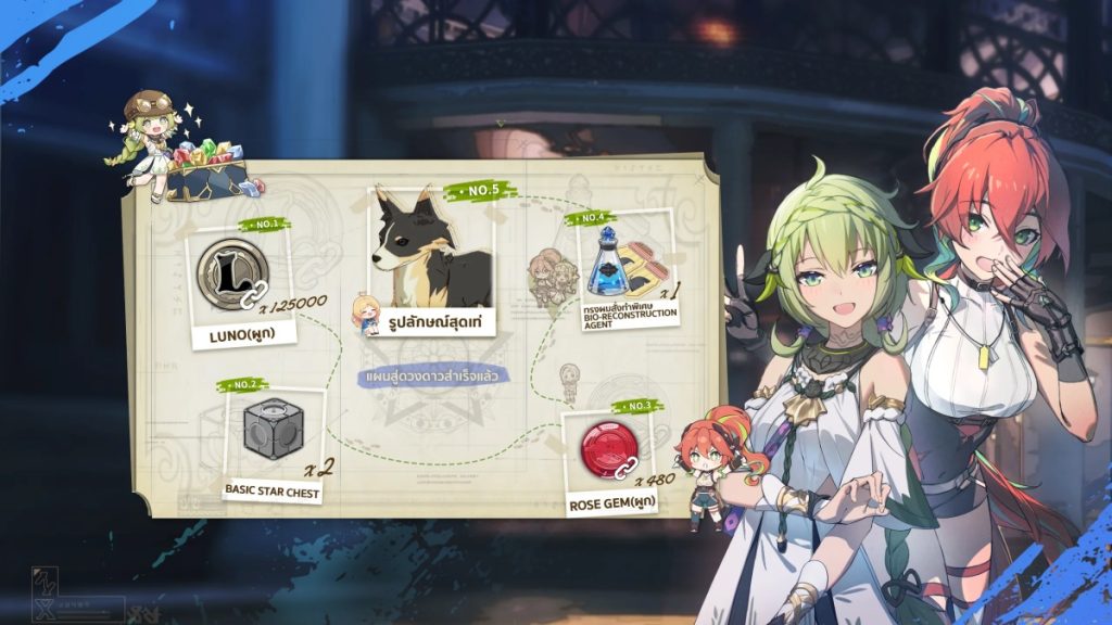 ของรางวัลลงทะเบียนล่วงหน้าเกม Blue Protocol: Star Resonance