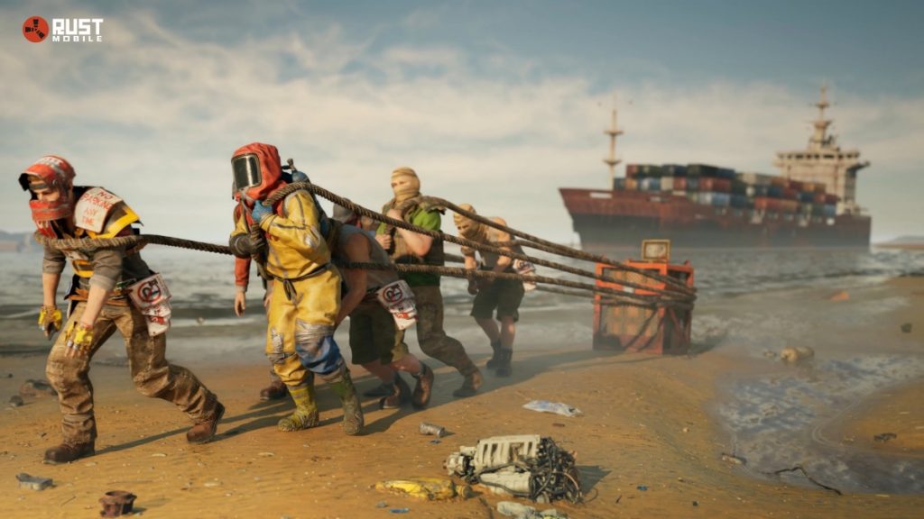 คอนเทนต์ในเกม Rust Mobile