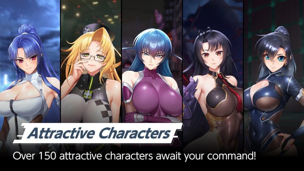 เหล่าตัวละครในเกม Taimanin Squad