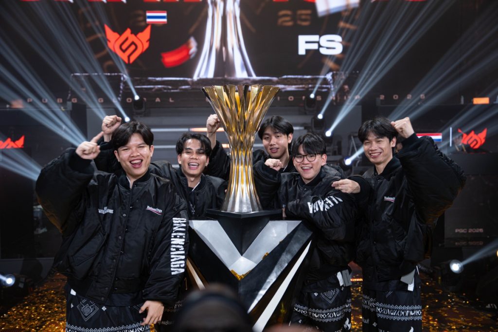 ทีม FULL SENSE จากประเทศไทยสามารถคว้าแชมป์โลกในรายการ PUBG Global Championship 2025