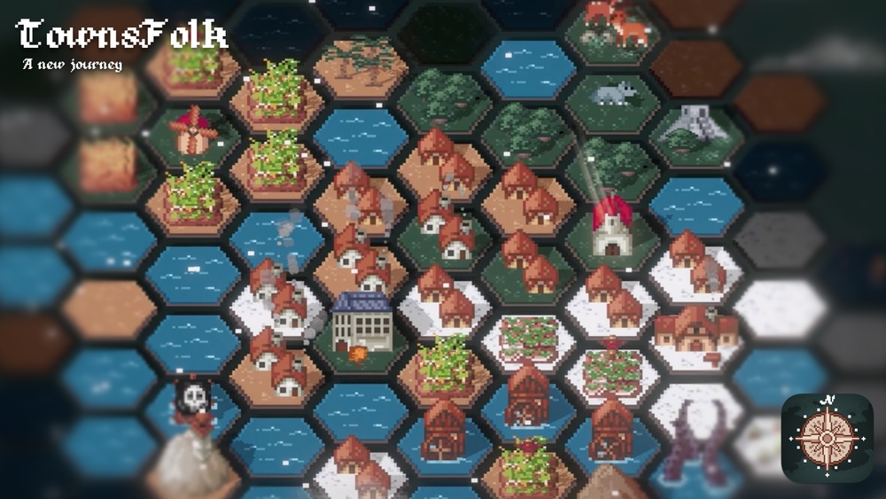 การสร้างฐานดูแลเมืองในเกม Townsfolk