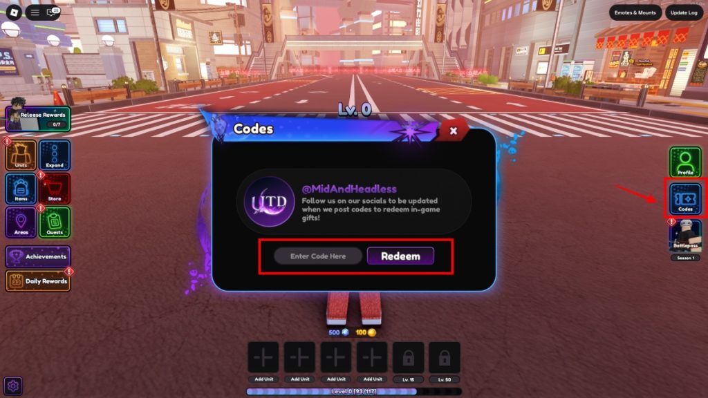 โค้ด Universal Tower Defense ล่าสุด (ธ.ค. 2025) รับ Gems และ Stat Rerolls ไม่อั้น 1 วิธีแลกโค้ดในเกม Universal Tower Defense