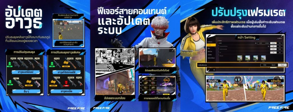 คอนเทนต์ในเกม Free Fire x Jujutsu Kaisen