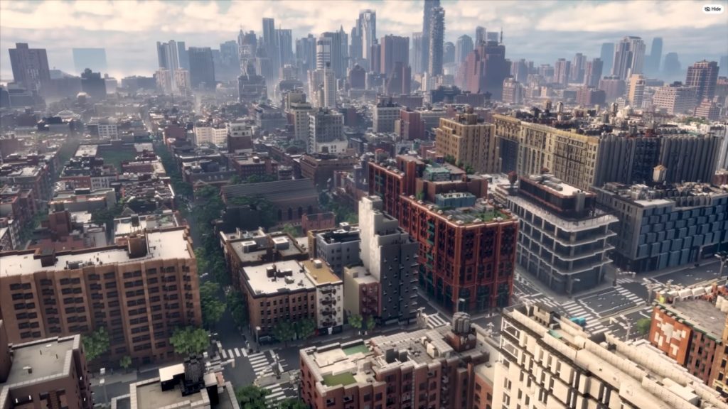 เมืองนิวยอร์กขนาด 1:1 Minecraft