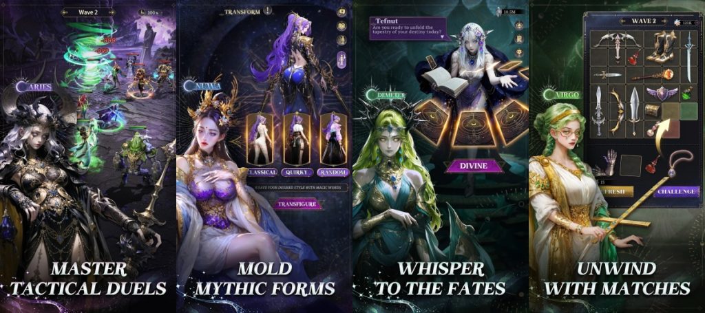 คอนเทนต์ต่าง ๆ ในเกม Motto Immortal