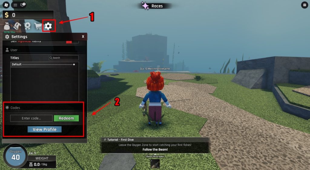 วิธีแลกโค้ดในเกม Abyss