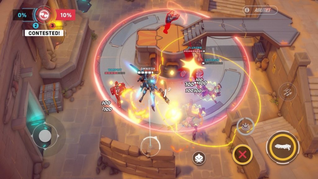 การต่อสู้ในเกม Overwatch Rush