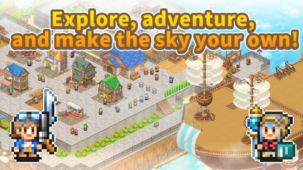 Skyship Quest Story เกมใหม่จาก Kairosoft วางขายแล้วบน iOS และ Android 2 การสร้างอาณาจักรในเกม Skyship Quest Story