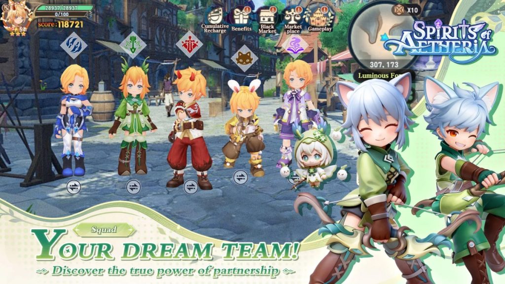 คลาสอาชีพในเกม Spirits of Aetheria