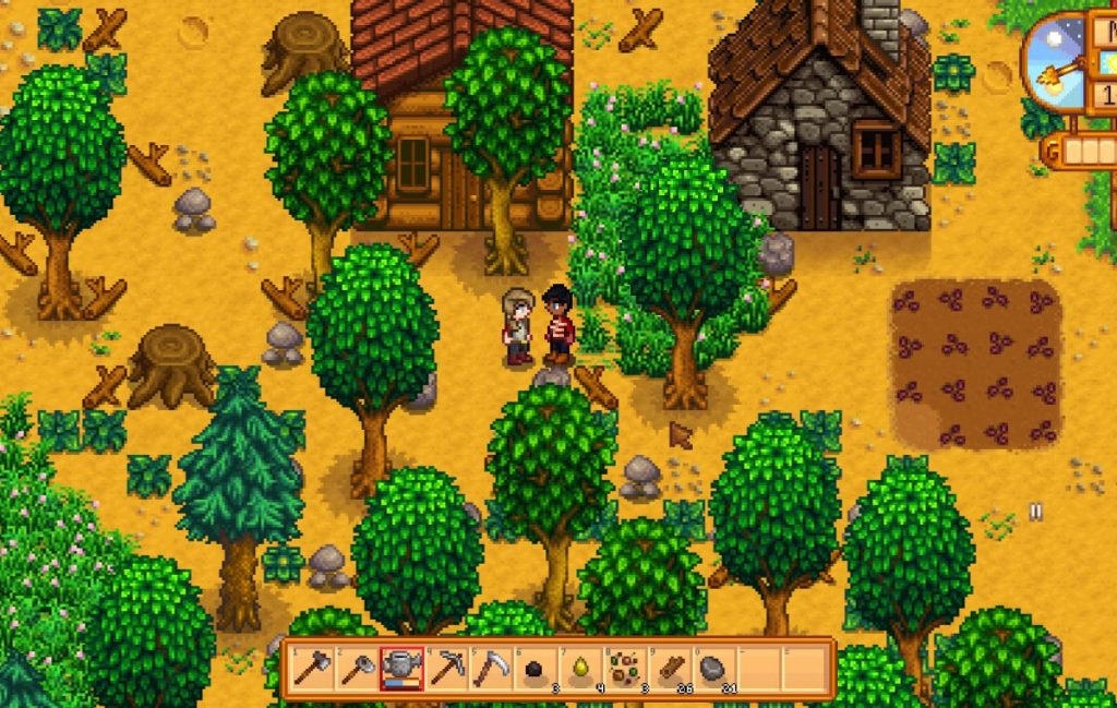 การเล่นกับเพื่อนในเกม Stardew Valley