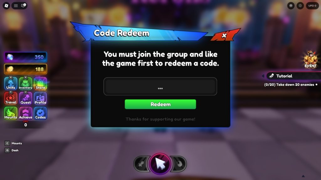 แจกโค้ด Anime Tactical Simulator มี.ค. 2026 รับ Gems และ Dungeons Keys ฟรี 2 วิธีการแลกโค้ด Anime Tactical Simulator