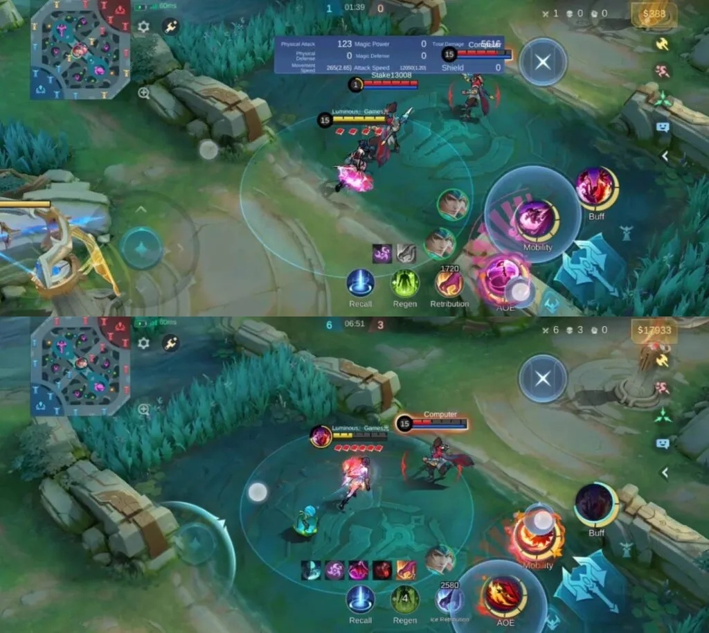 สกิลของ Hirara Assassin พัดคู่ ในเกม Mobile Legends: Bang Bang