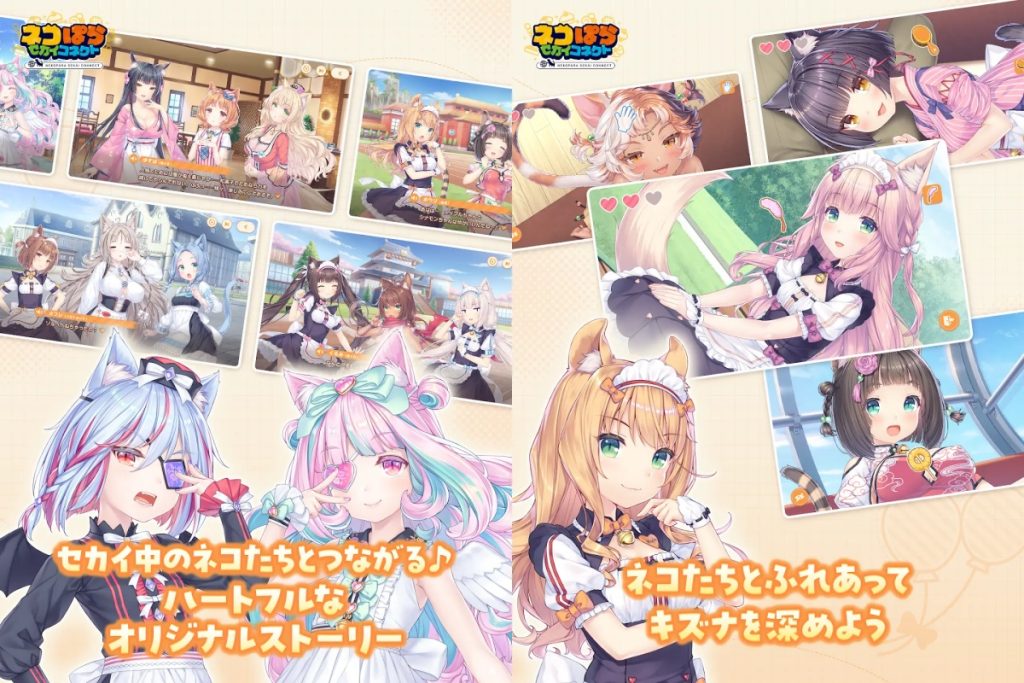 คอนเทนต์ในเกม NEKOPARA Sekai Connect