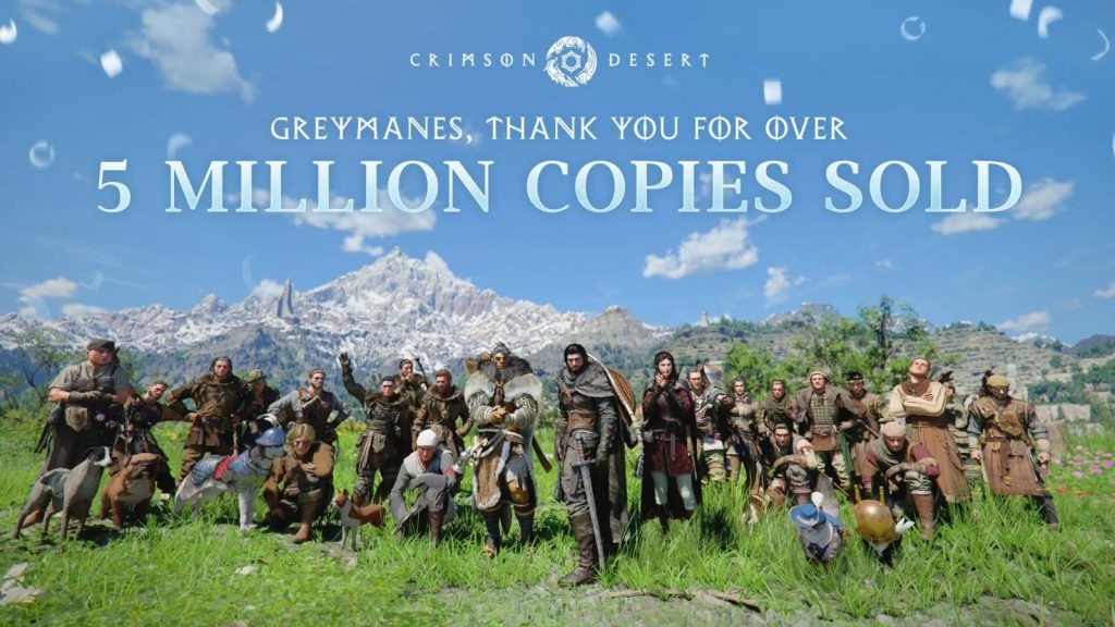 ยอดขายของเกม Crimson Desert