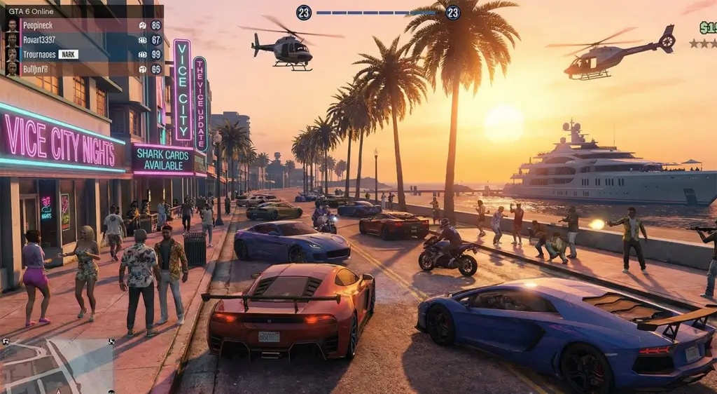 บรรยากาศในเกม GTA 6