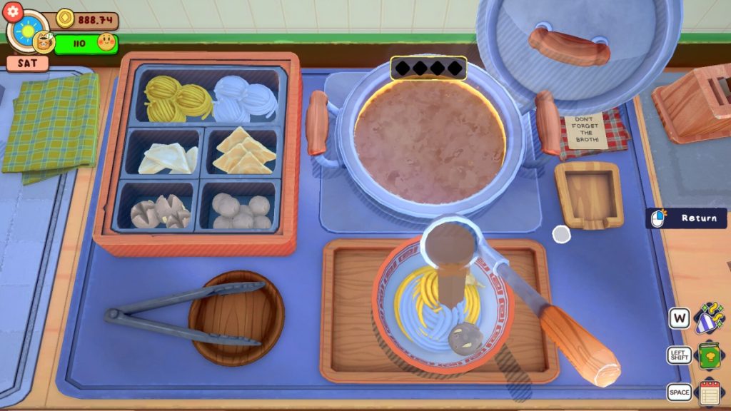 การทำอาหารในเกม KuloNiku: Bowl Up!