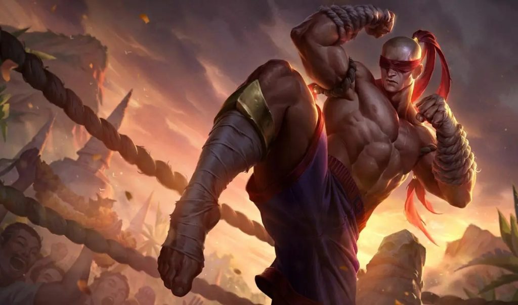 ตัวละคร Lee sin ของเกม League of Legends