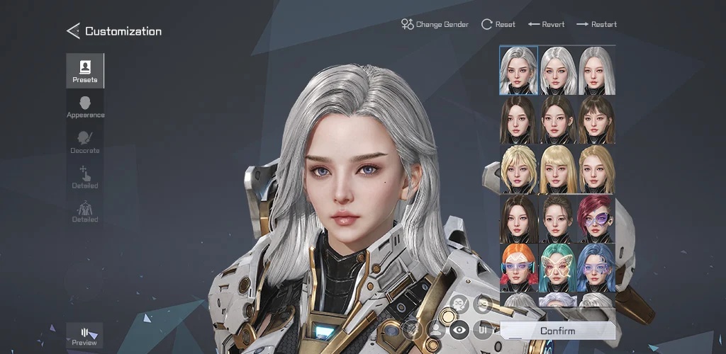 การปรับแต่งตัวละครในเกม RF ONLINE NEXT