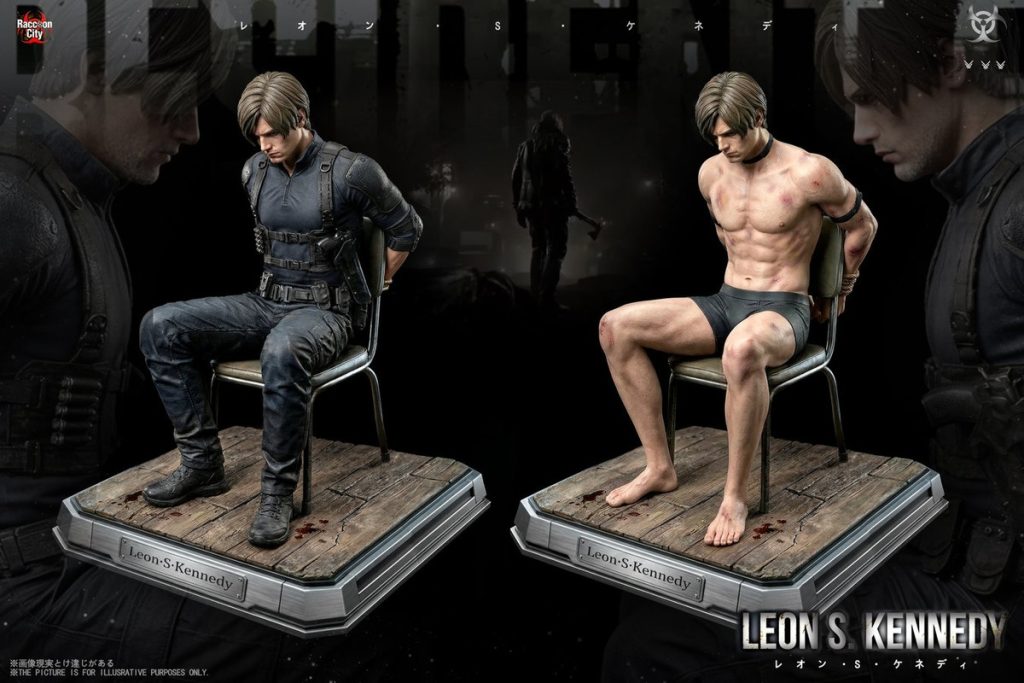 เกินไปไหม! ฟิกเกอร์ Leon จาก Resident Evil เวอร์ชันชุดว่ายน้ำกลายเป็นไวรัล 1 ฟิกเกอร์ของ Leon S. Kennedy